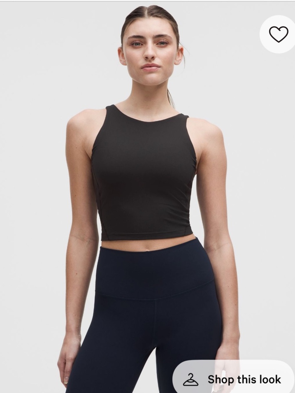 lululemon Align High-Neck Tank Top - Black (size 8)